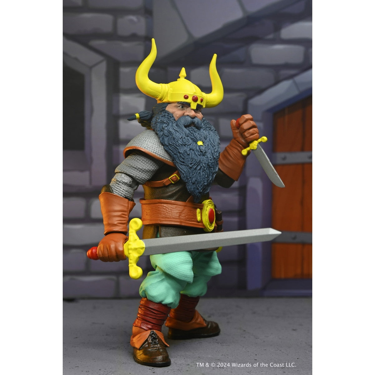【新品即納】[FIG] エルクホーン・ザ・グッドドワーフ 50周年 ブリスターパック ver ダンジョンズ&ドラゴンズ 完成品 7インチ アクションフィギュア ネカ(20241231)