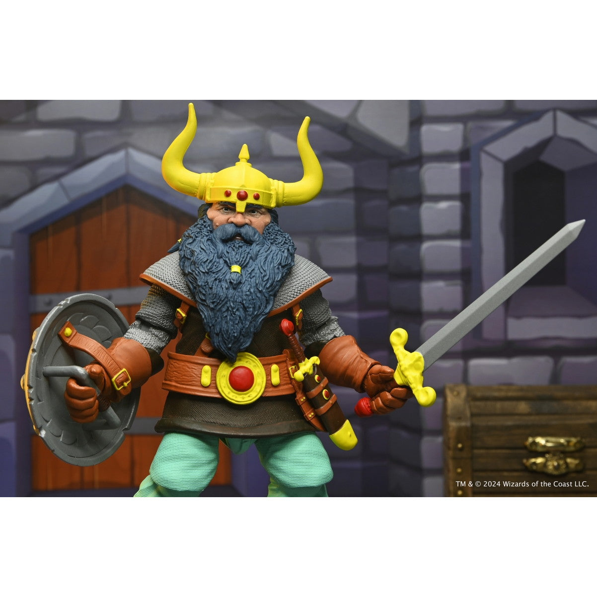 【新品即納】[FIG] エルクホーン・ザ・グッドドワーフ 50周年 ブリスターパック ver ダンジョンズ&ドラゴンズ 完成品 7インチ アクションフィギュア ネカ(20241231)