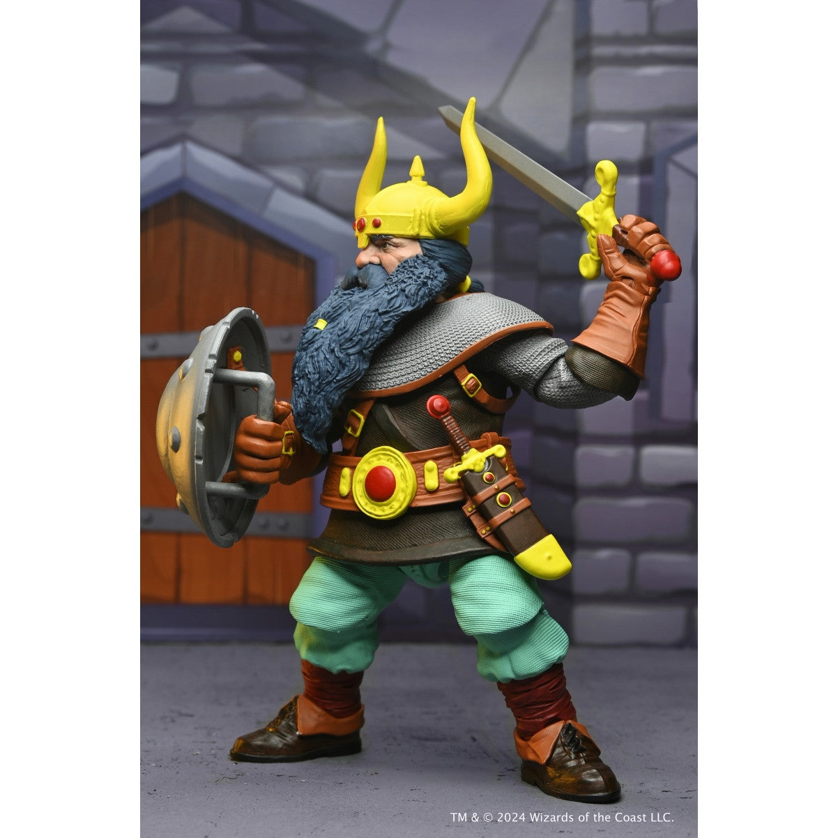 【新品即納】[FIG] エルクホーン・ザ・グッドドワーフ 50周年 ブリスターパック ver ダンジョンズ&ドラゴンズ 完成品 7インチ アクションフィギュア ネカ(20241231)