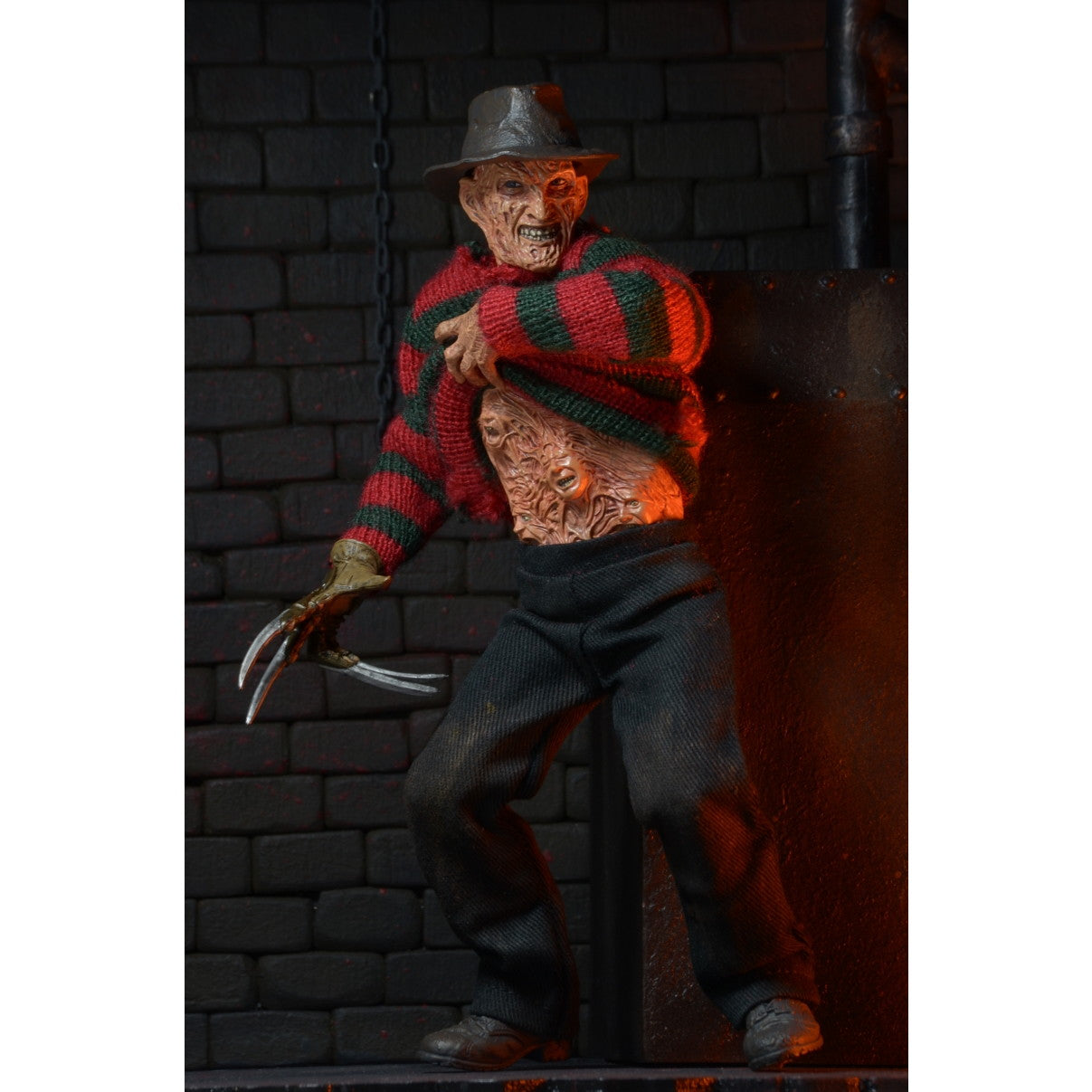 【新品即納】[FIG] (再販)フレディ・クルーガー エルム街の悪夢3 惨劇の館 8インチ アクションドール 完成品 可動フィギュア ネカ(20241231)