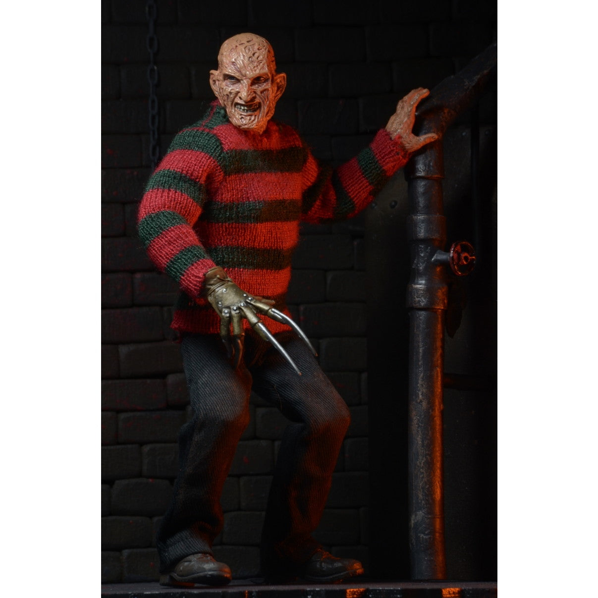 【新品即納】[FIG] (再販)フレディ・クルーガー エルム街の悪夢3 惨劇の館 8インチ アクションドール 完成品 可動フィギュア ネカ(20241231)