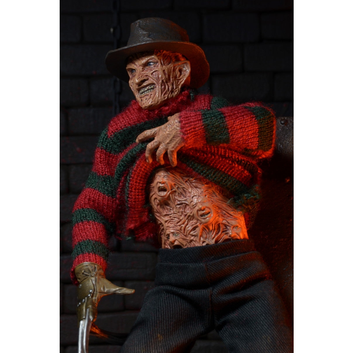 【新品即納】[FIG] (再販)フレディ・クルーガー エルム街の悪夢3 惨劇の館 8インチ アクションドール 完成品 可動フィギュア ネカ(20241231)