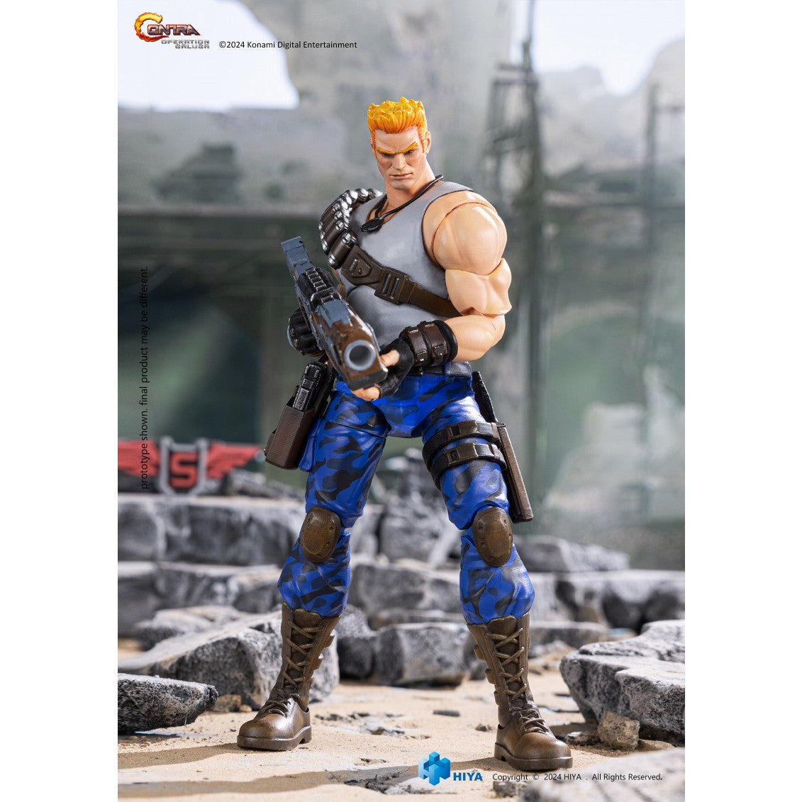 【新品即納】[FIG] エクスクイジット ベーシック ビル・ライザー 魂斗羅 オペレーション ガルガ 1/12 完成品 アクションフィギュア(EBC0319) ハイヤトイズ(20250630)