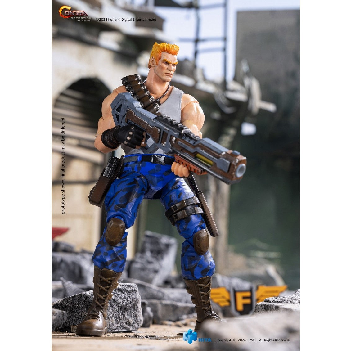 【新品】【お取り寄せ】[FIG] エクスクイジット ベーシック ビル・ライザー 魂斗羅 オペレーション ガルガ 1/12 完成品 アクションフィギュア(EBC0319) ハイヤトイズ(20250630)