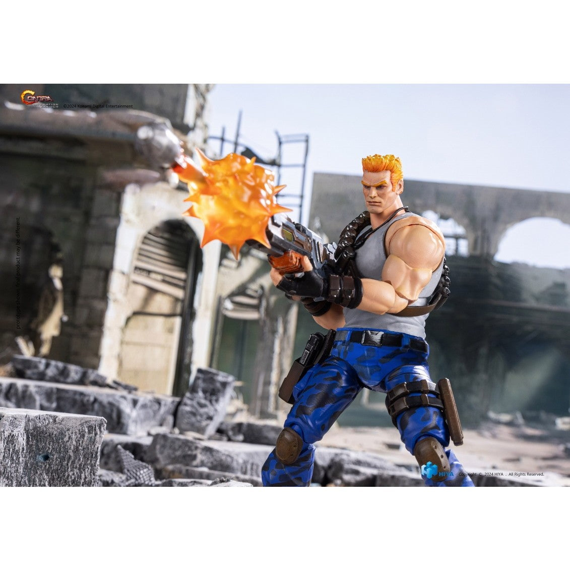 【新品】【お取り寄せ】[FIG] エクスクイジット ベーシック ビル・ライザー 魂斗羅 オペレーション ガルガ 1/12 完成品 アクションフィギュア(EBC0319) ハイヤトイズ(20250630)