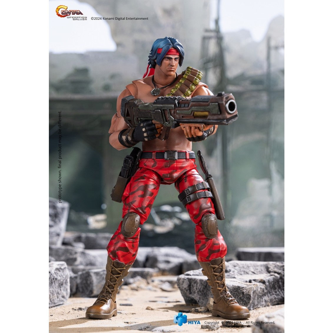 【新品】【お取り寄せ】[FIG] エクスクイジット ベーシック ランス・ビーン 魂斗羅 オペレーション ガルガ 1/12 完成品 アクションフィギュア(EBC0320) ハイヤトイズ(20250630)