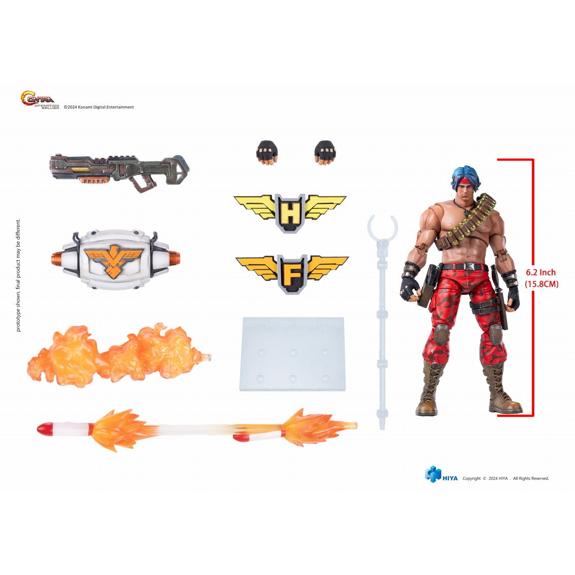 【新品即納】[FIG] エクスクイジット ベーシック ランス・ビーン 魂斗羅 オペレーション ガルガ 1/12 完成品 アクションフィギュア(EBC0320) ハイヤトイズ(20250630)