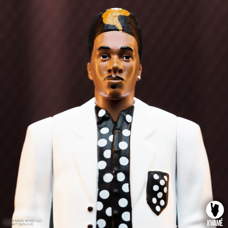 【新品即納】[FIG] リ・アクション KWAME クワメ wave2: ホワイト&ブラック ポルカドット ver. 完成品 可動フィギュア スーパー7(20241130)