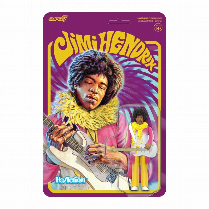 【新品即納】[FIG] リ・アクション JIMI HENDRIX ジミ・ヘンドリックス リバース・アルバムカラーver. 完成品 可動フィギュア スーパー7(20241231)