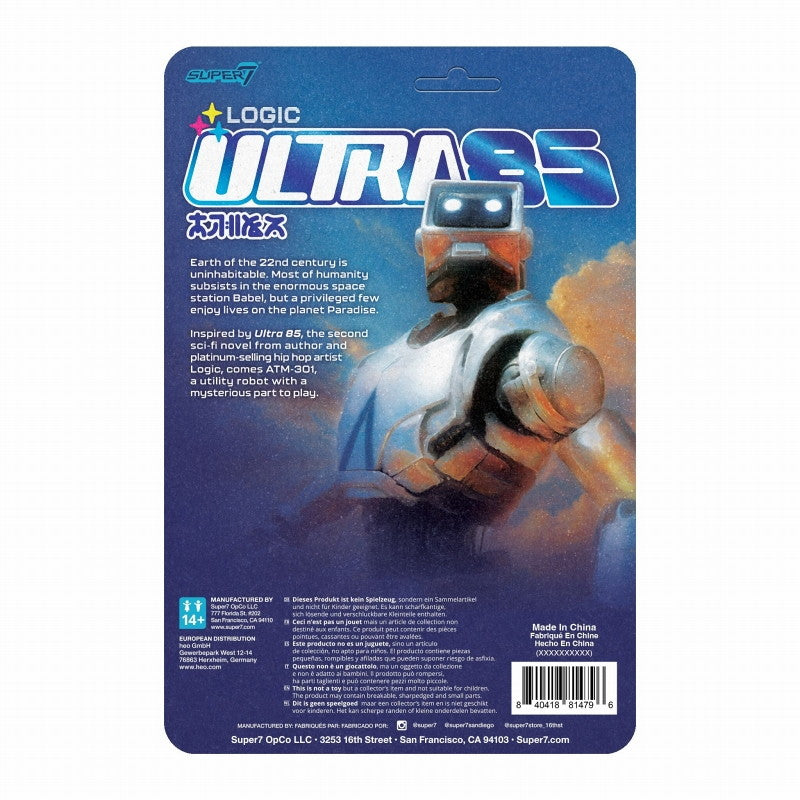 【新品即納】[FIG] リ・アクション LOGIC ロジック: ATM-301 ULTRA 85 完成品 可動フィギュア スーパー7(20250331)