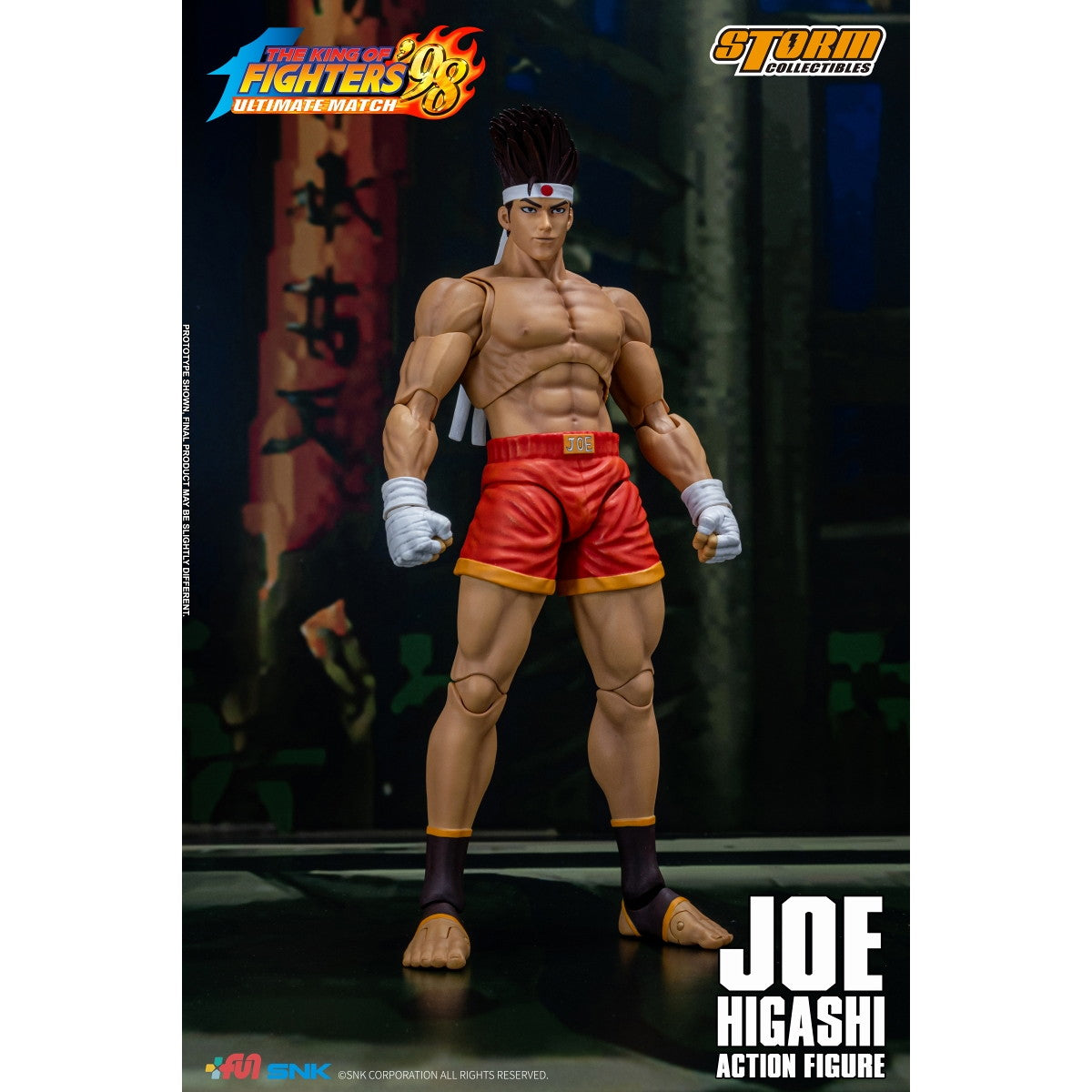 【新品即納】[FIG] ジョー・ヒガシ THE KING OF FIGHTERS '98 ULTIMATE MATCH(ザ・キング・オブ・ファイターズ98 アルティメットマッチ) 完成品 アクションフィギュア(SKKF15) ストームコレクティブルズ(20250425)