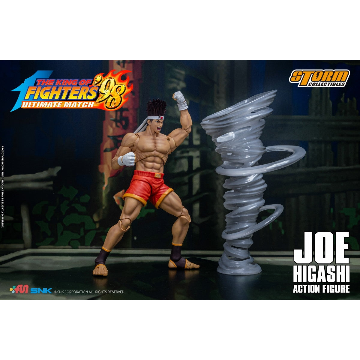 【新品即納】[FIG] ジョー・ヒガシ THE KING OF FIGHTERS '98 ULTIMATE MATCH(ザ・キング・オブ・ファイターズ98 アルティメットマッチ) 完成品 アクションフィギュア(SKKF15) ストームコレクティブルズ(20250425)