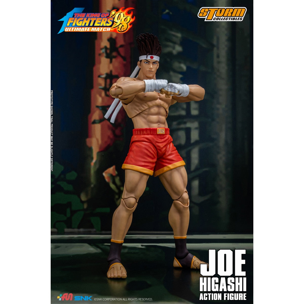 【新品即納】[FIG] ジョー・ヒガシ THE KING OF FIGHTERS '98 ULTIMATE MATCH(ザ・キング・オブ・ファイターズ98 アルティメットマッチ) 完成品 アクションフィギュア(SKKF15) ストームコレクティブルズ(20250425)