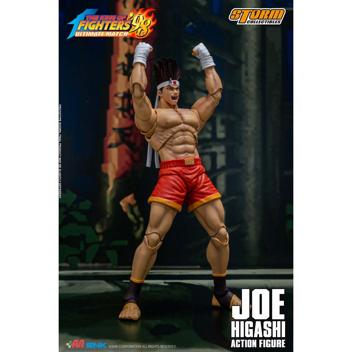 【新品即納】[FIG] ジョー・ヒガシ THE KING OF FIGHTERS '98 ULTIMATE MATCH(ザ・キング・オブ・ファイターズ98 アルティメットマッチ) 完成品 アクションフィギュア(SKKF15) ストームコレクティブルズ(20250425)