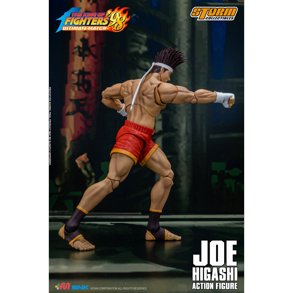 【新品即納】[FIG] ジョー・ヒガシ THE KING OF FIGHTERS '98 ULTIMATE MATCH(ザ・キング・オブ・ファイターズ98 アルティメットマッチ) 完成品 アクションフィギュア(SKKF15) ストームコレクティブルズ(20250425)