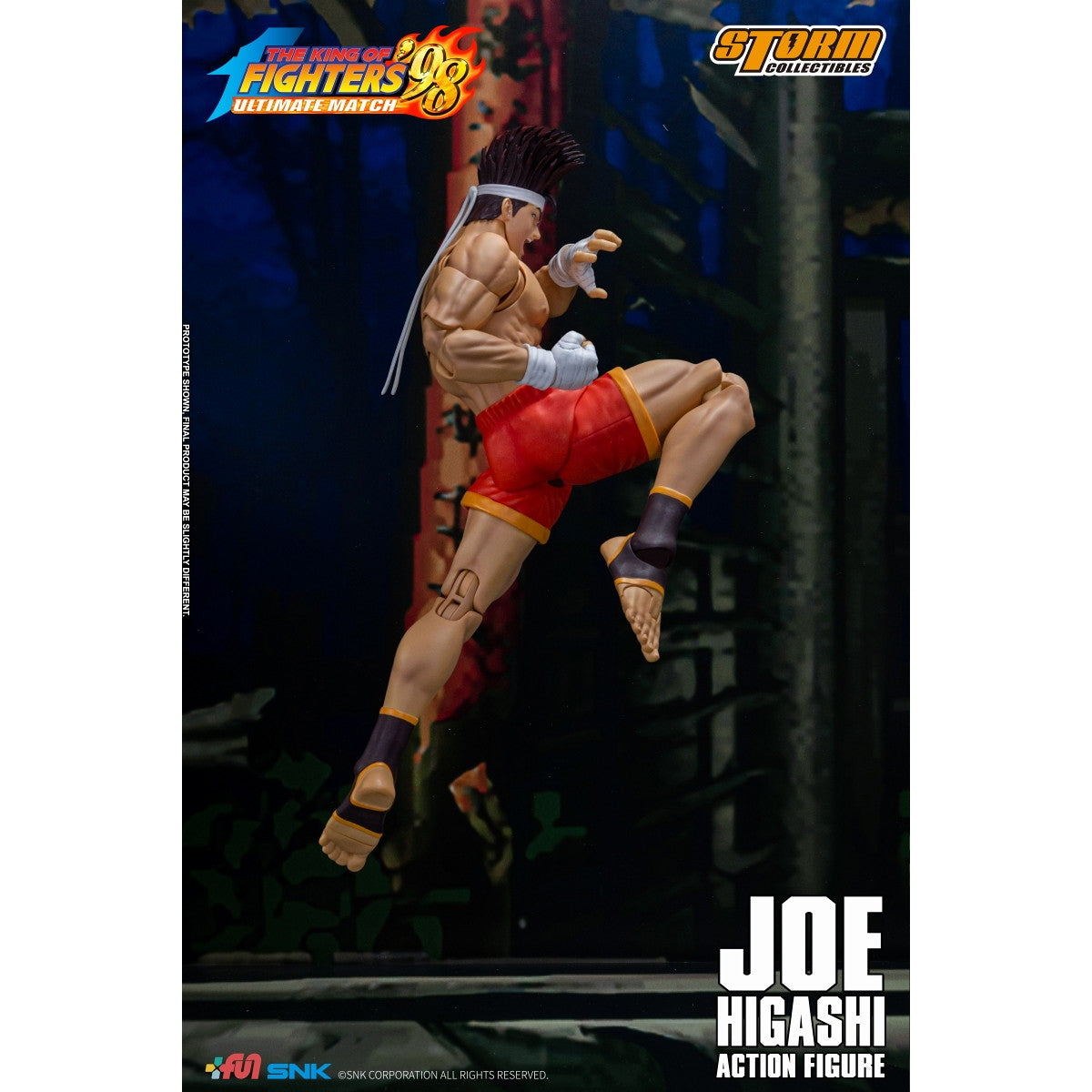 【新品即納】[FIG] ジョー・ヒガシ THE KING OF FIGHTERS '98 ULTIMATE MATCH(ザ・キング・オブ・ファイターズ98 アルティメットマッチ) 完成品 アクションフィギュア(SKKF15) ストームコレクティブルズ(20250425)