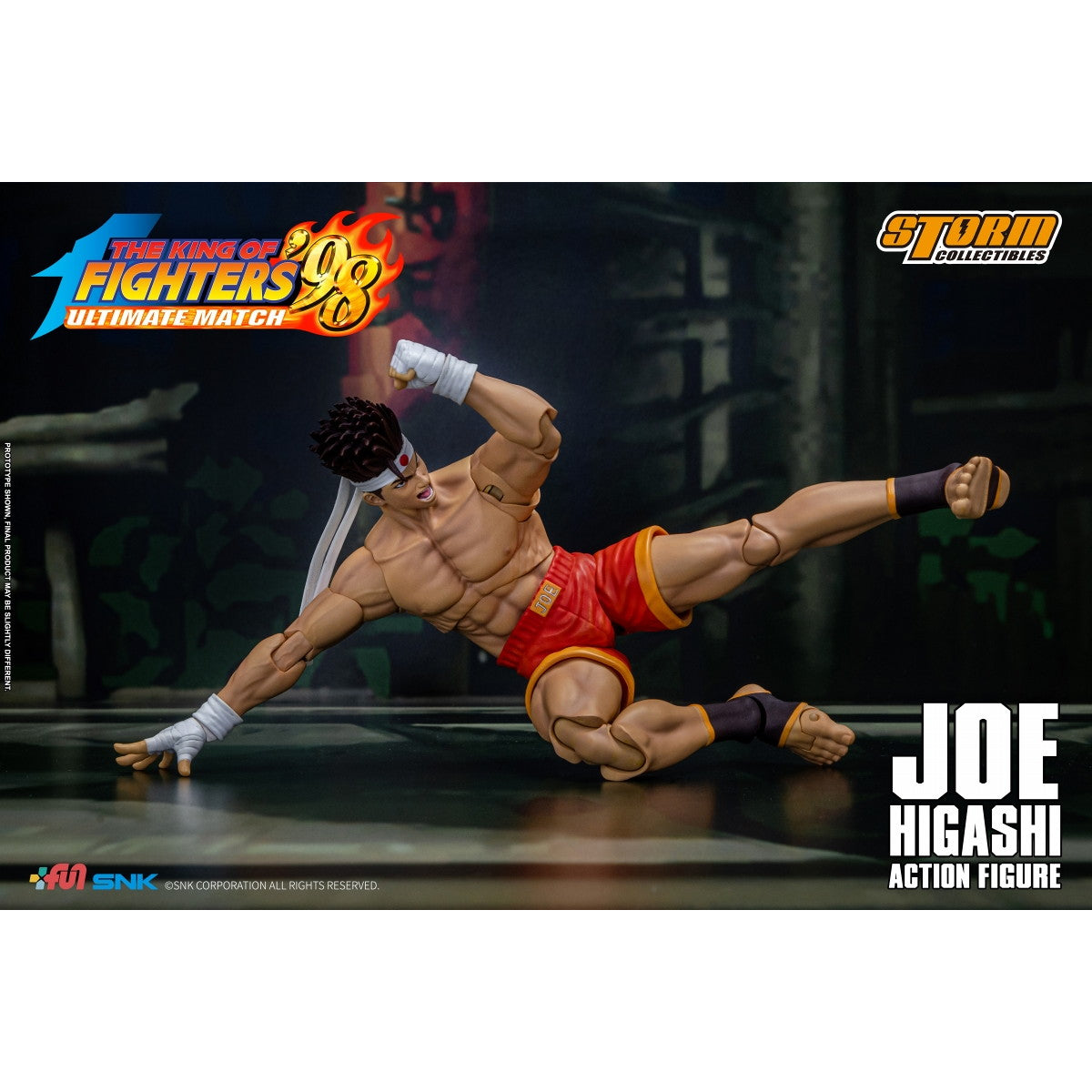 【新品即納】[FIG] ジョー・ヒガシ THE KING OF FIGHTERS '98 ULTIMATE MATCH(ザ・キング・オブ・ファイターズ98 アルティメットマッチ) 完成品 アクションフィギュア(SKKF15) ストームコレクティブルズ(20250425)