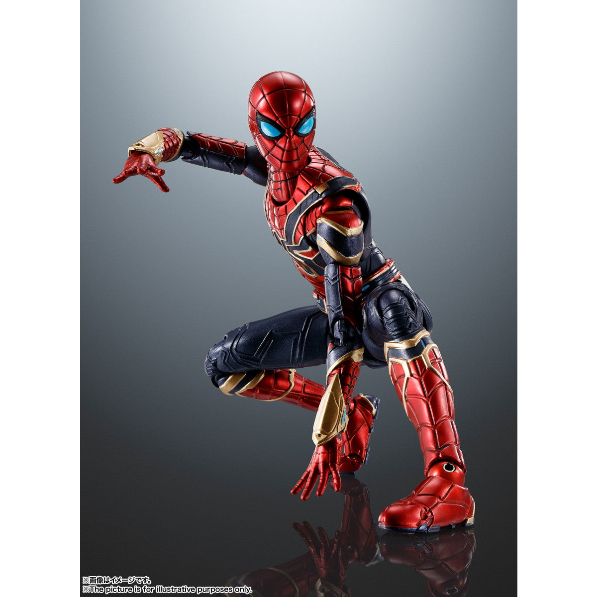 【中古即納】[FIG] (再販) S.H.Figuarts(フィギュアーツ) アイアン・スパイダー(スパイダーマン:ノー・ウェイ・ホーム) 完成品 可動フィギュア バンダイスピリッツ(20250426)