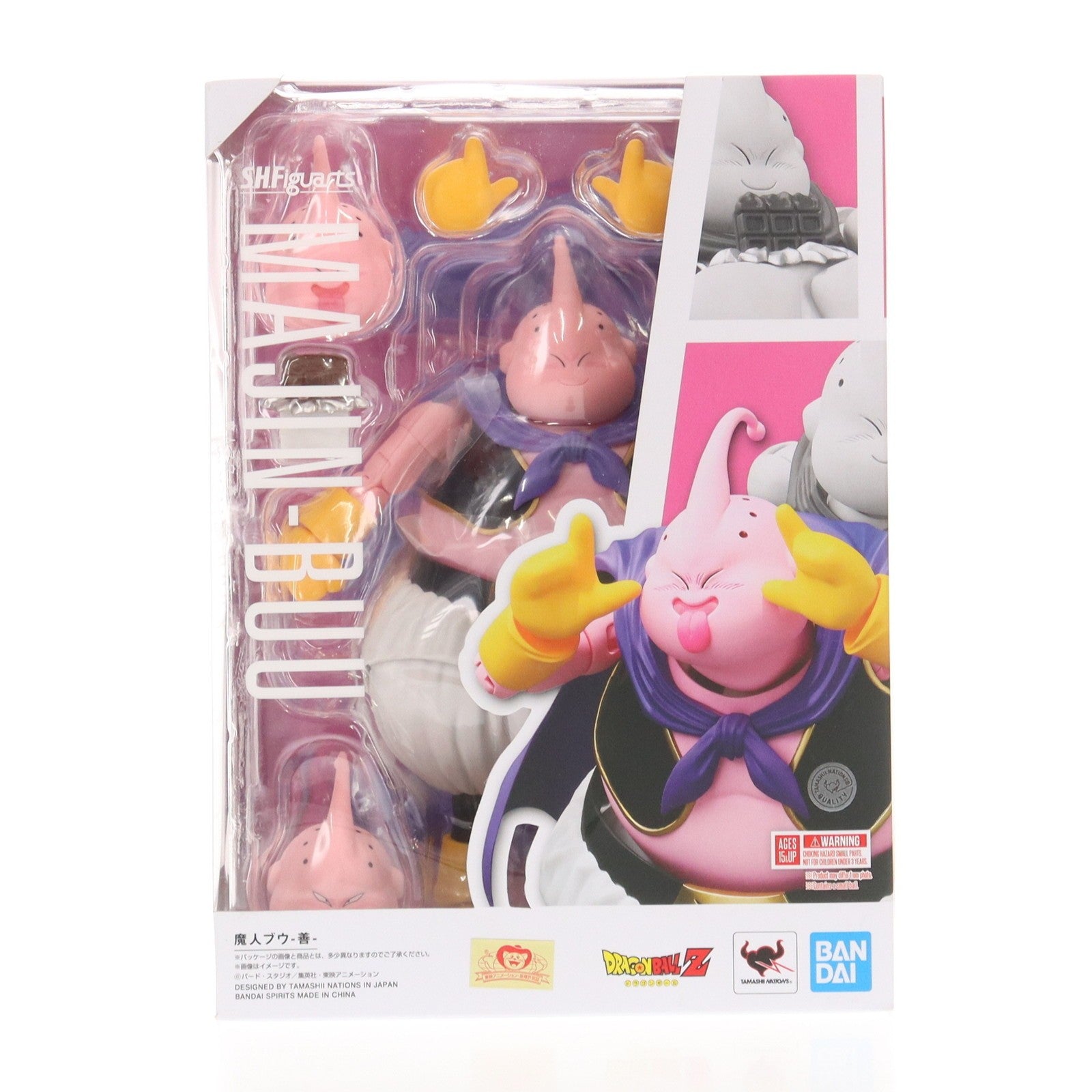 【中古即納】[FIG] (再販) S.H.Figuarts(フィギュアーツ) 魔人ブウ-善- ドラゴンボールZ 完成品 可動フィギュア バンダイスピリッツ(20250621)