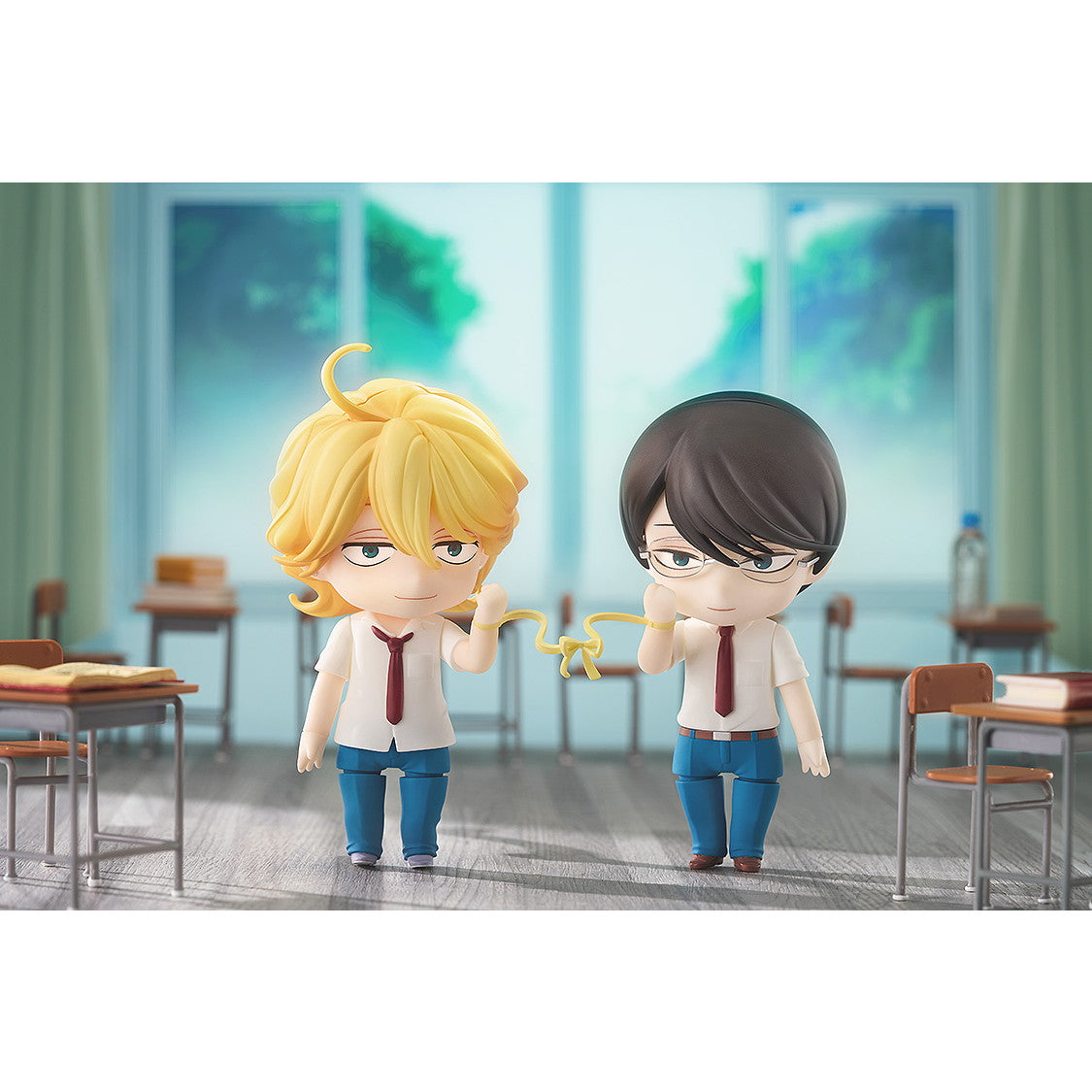 【新品即納】[FIG] スリーブ&カード付属 ねんどろいど 2587・2586 草壁光&佐条利人(くさかべひかる&さじょうりひと) 同級生 完成品 可動フィギュア オランジュ・ルージュ(20250429)
