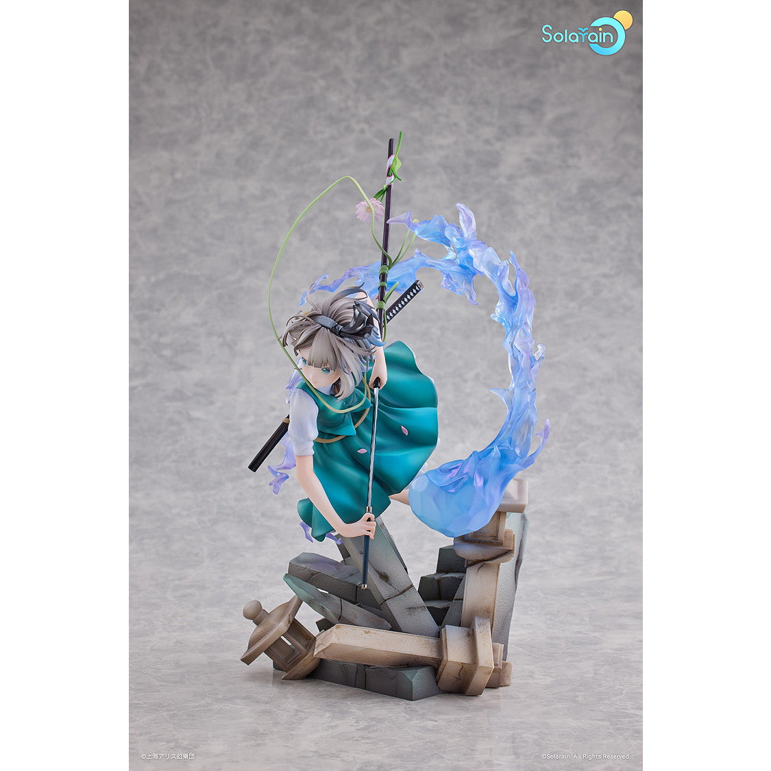 【中古即納】[FIG] カード付属 魂魄妖夢(こんぱくようむ) 半分幻の庭師 Ver. 東方Project 1/7 完成品 フィギュア Solarain(ソラレーン)(20251021)