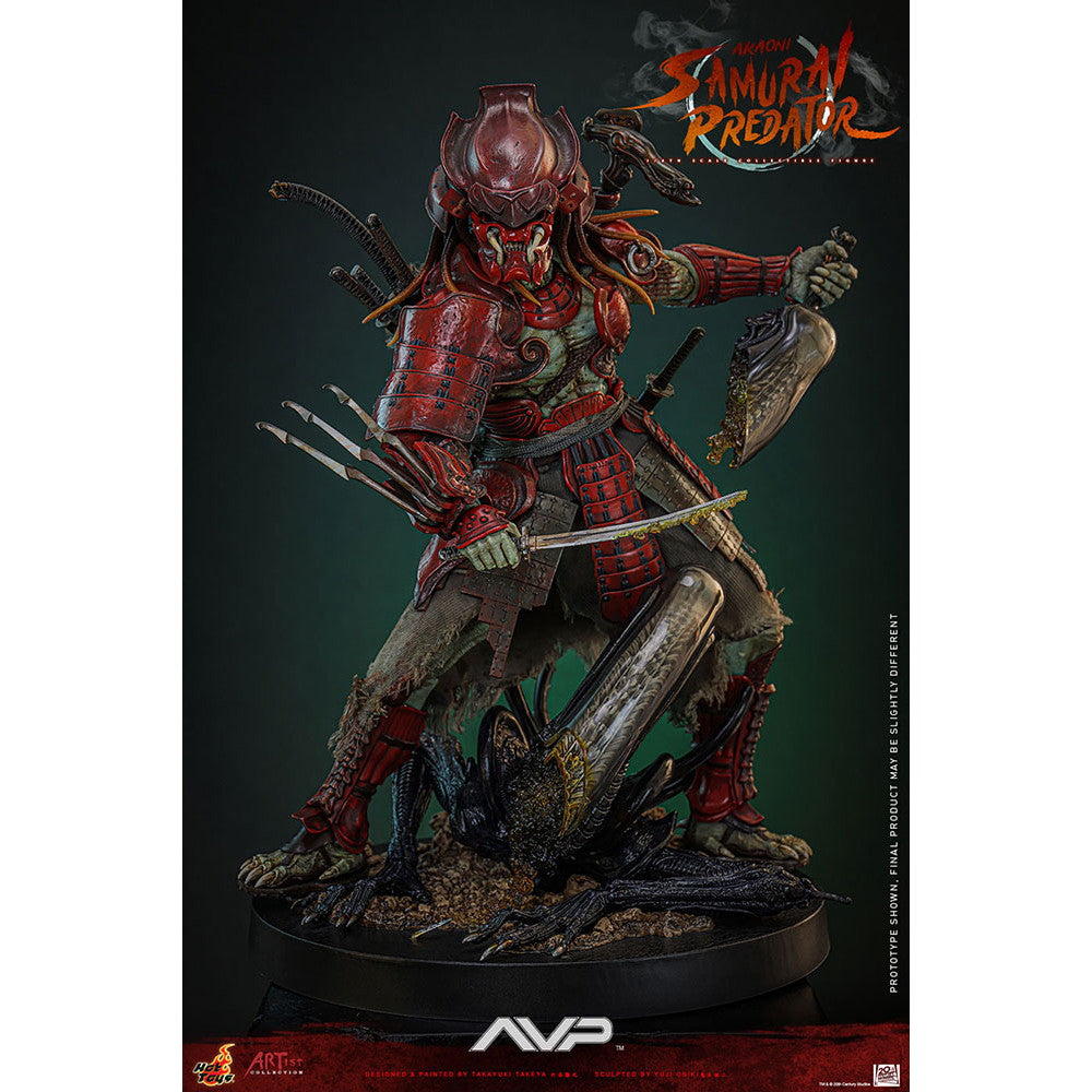 【新品即納】[FIG] アーティスト・コレクション 赤鬼サムライ・プレデター(竹谷隆之×鬼木祐二) エイリアンVS.プレデター 1/6 完成品 可動フィギュア(AC#06) ホットトイズ(20251031)