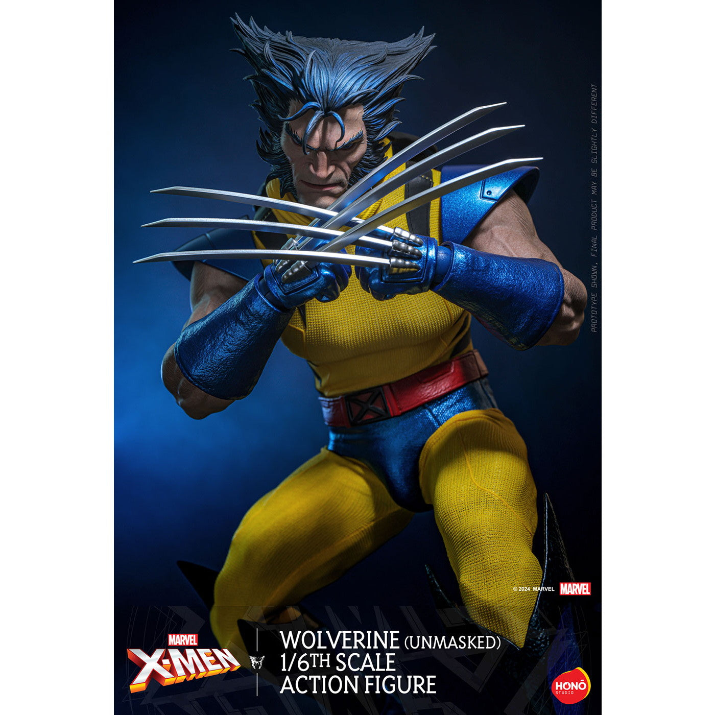【中古即納】[FIG] 炎スタジオ ウルヴァリン(マスクなし) マーベル・コミック X-MEN(エックスメン) 1/6 完成品 可動フィギュア(HS#006) ホットトイズ(20250731)