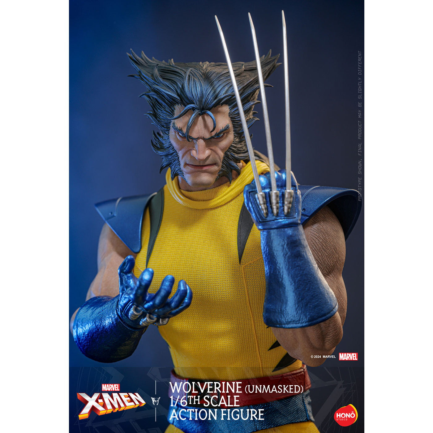 【中古即納】[FIG] 炎スタジオ ウルヴァリン(マスクなし) マーベル・コミック X-MEN(エックスメン) 1/6 完成品 可動フィギュア(HS#006) ホットトイズ(20250731)
