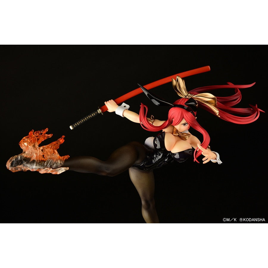 【新品即納】[FIG] エルザ・スカーレット ハイキックver.黒兎 FAIRY TAIL(フェアリーテイル) 1/6 完成品 フィギュア オルカトイズ(20250331)