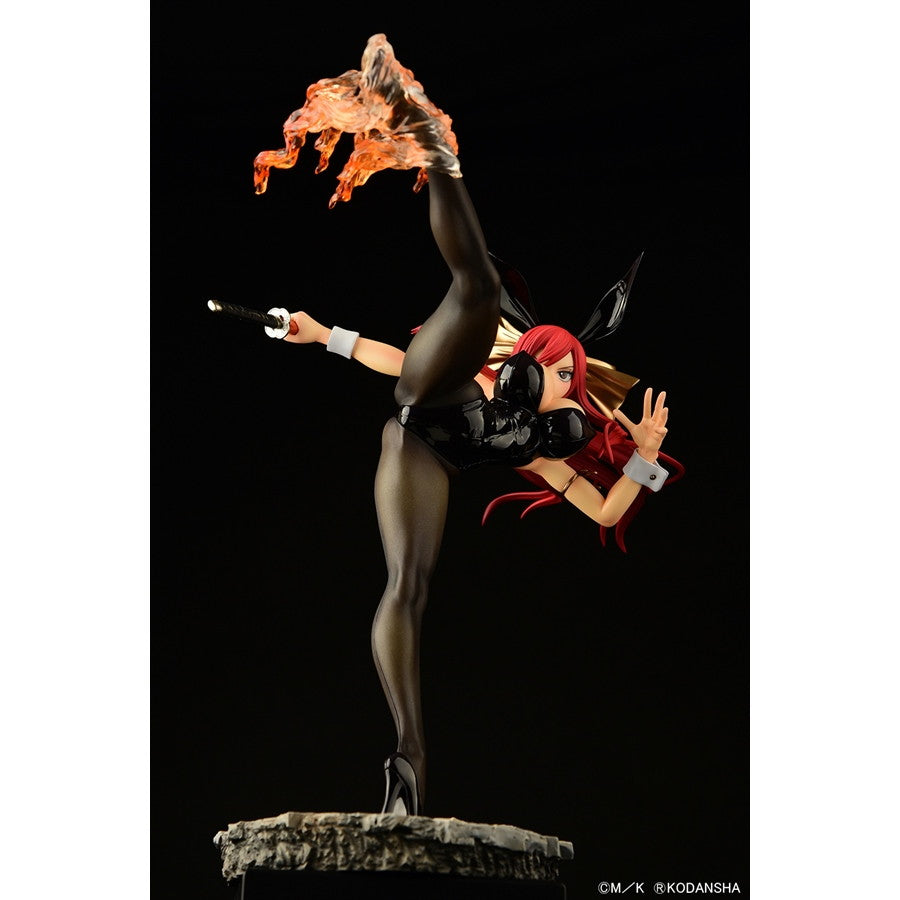 【新品即納】[FIG] エルザ・スカーレット ハイキックver.黒兎 FAIRY TAIL(フェアリーテイル) 1/6 完成品 フィギュア オルカトイズ(20250331)
