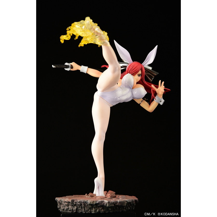 【新品即納】[FIG] エルザ・スカーレット ハイキックver.白兎 FAIRY TAIL(フェアリーテイル) 1/6 完成品 フィギュア オルカトイズ(20250331)