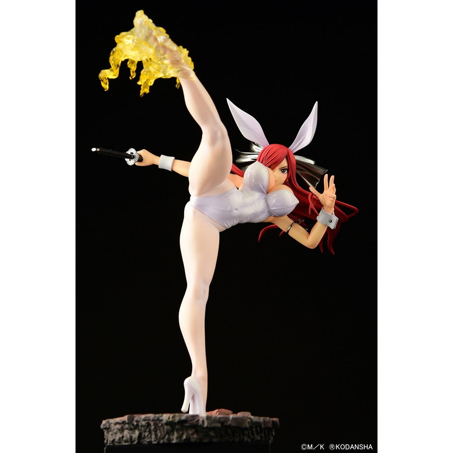 【新品即納】[FIG] エルザ・スカーレット ハイキックver.白兎 FAIRY TAIL(フェアリーテイル) 1/6 完成品 フィギュア オルカトイズ(20250331)