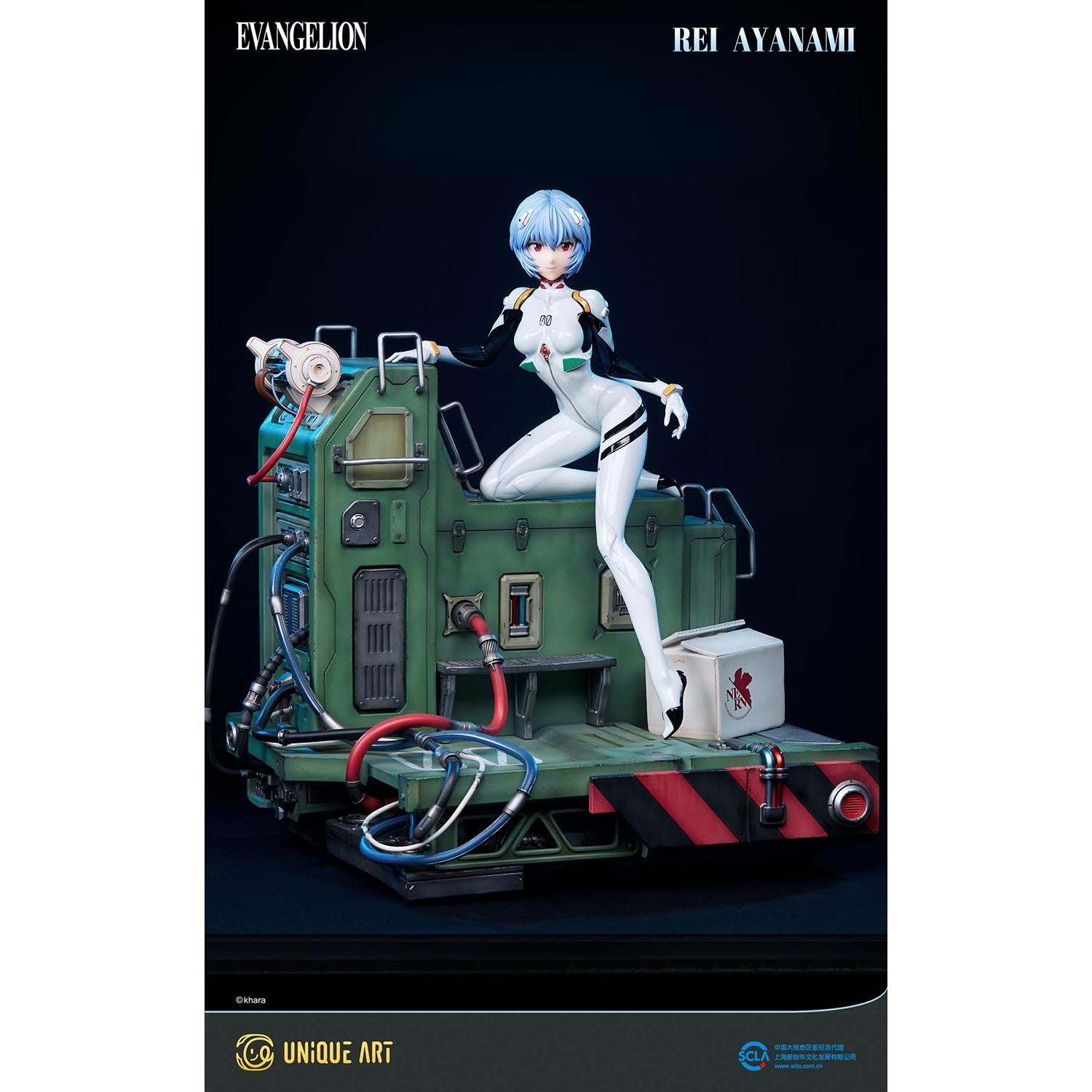 【新品即納】[FIG] 綾波レイ 収蔵級フィギュア 新世紀エヴァンゲリオン 1/4 一部組み立て品 フィギュア ユニークアートスタジオ(20250531)
