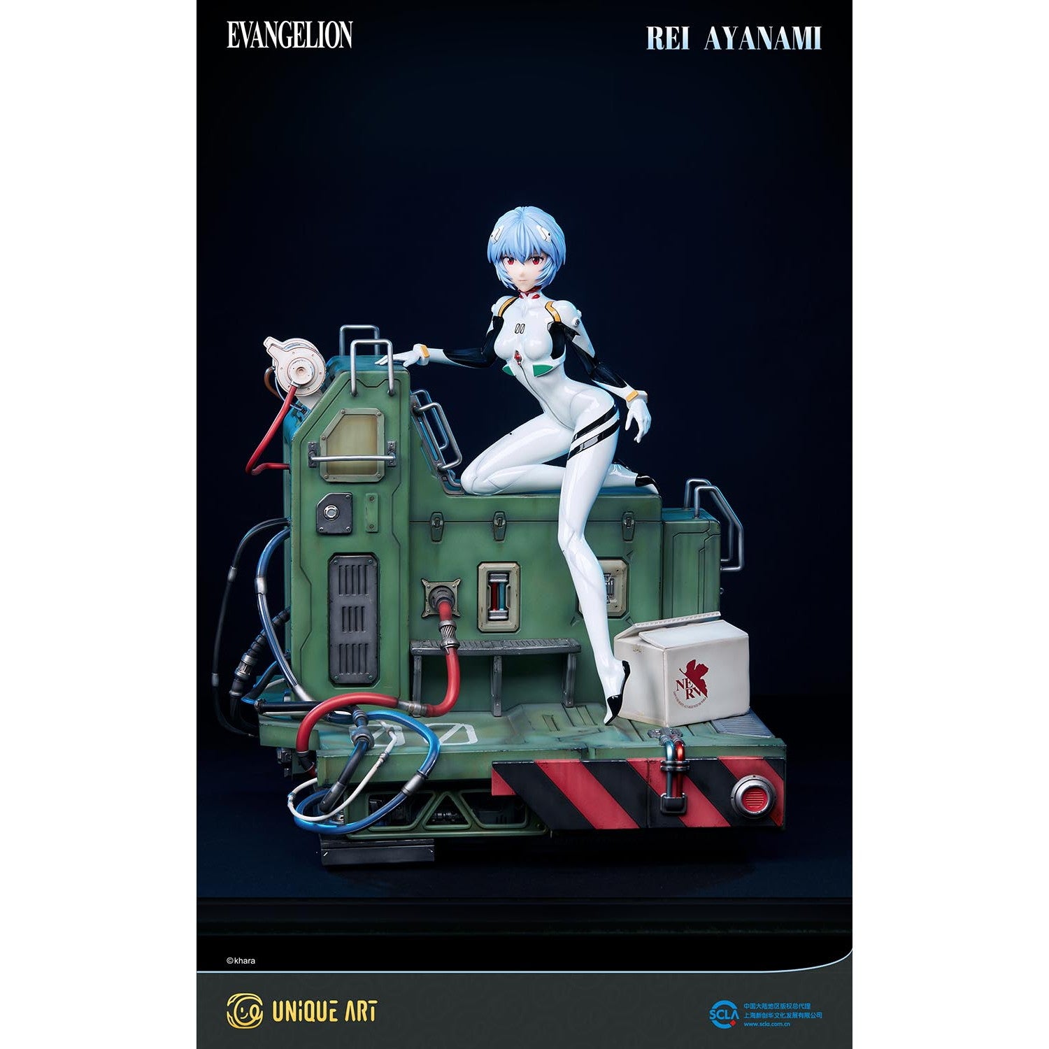 【新品即納】[FIG] 綾波レイ 収蔵級フィギュア 新世紀エヴァンゲリオン 1/4 一部組み立て品 フィギュア ユニークアートスタジオ(20250531)
