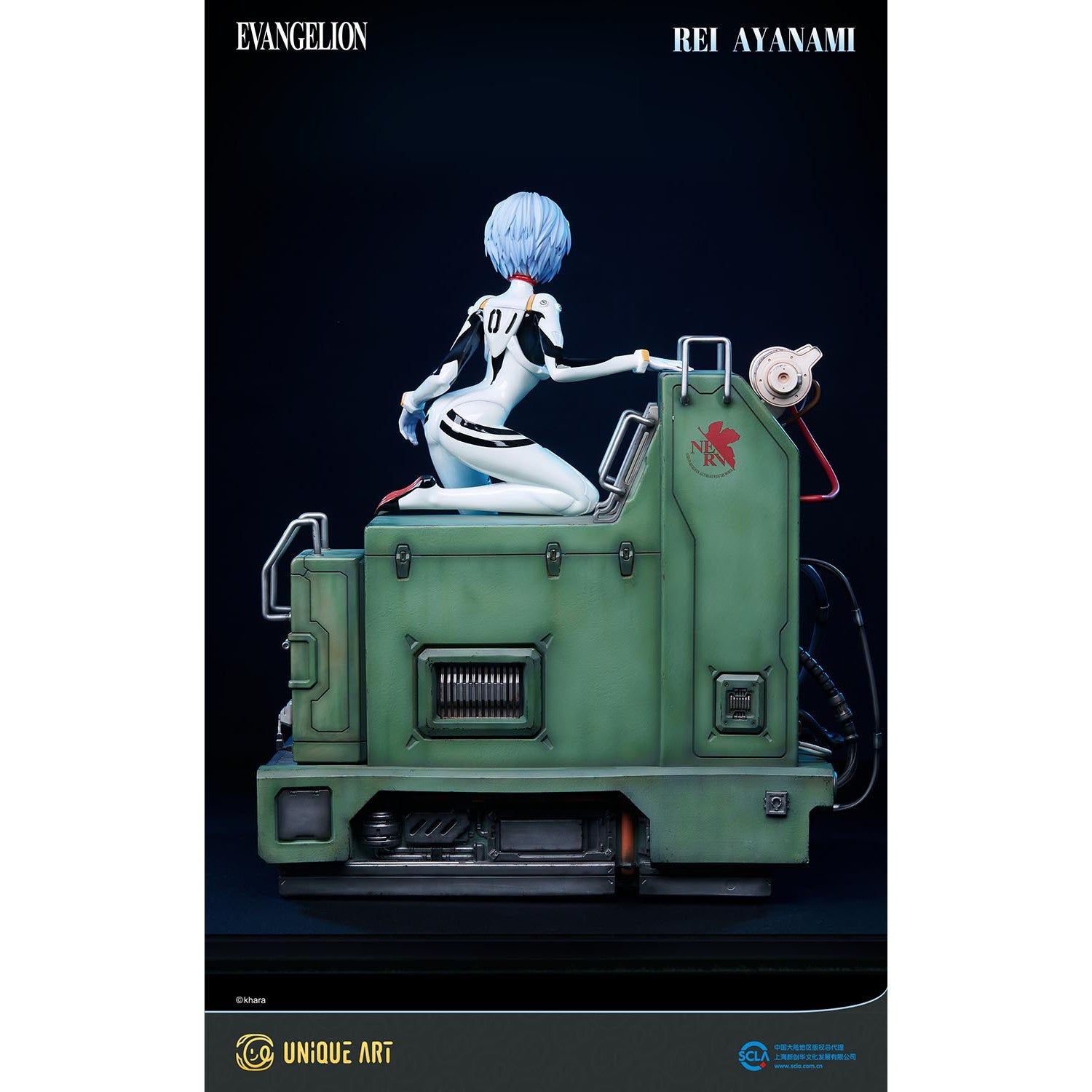 【新品即納】[FIG] 綾波レイ 収蔵級フィギュア 新世紀エヴァンゲリオン 1/4 一部組み立て品 フィギュア ユニークアートスタジオ(20250531)