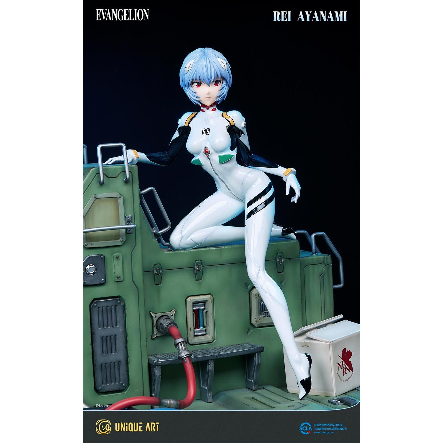【新品即納】[FIG] 綾波レイ 収蔵級フィギュア 新世紀エヴァンゲリオン 1/4 一部組み立て品 フィギュア ユニークアートスタジオ(20250531)