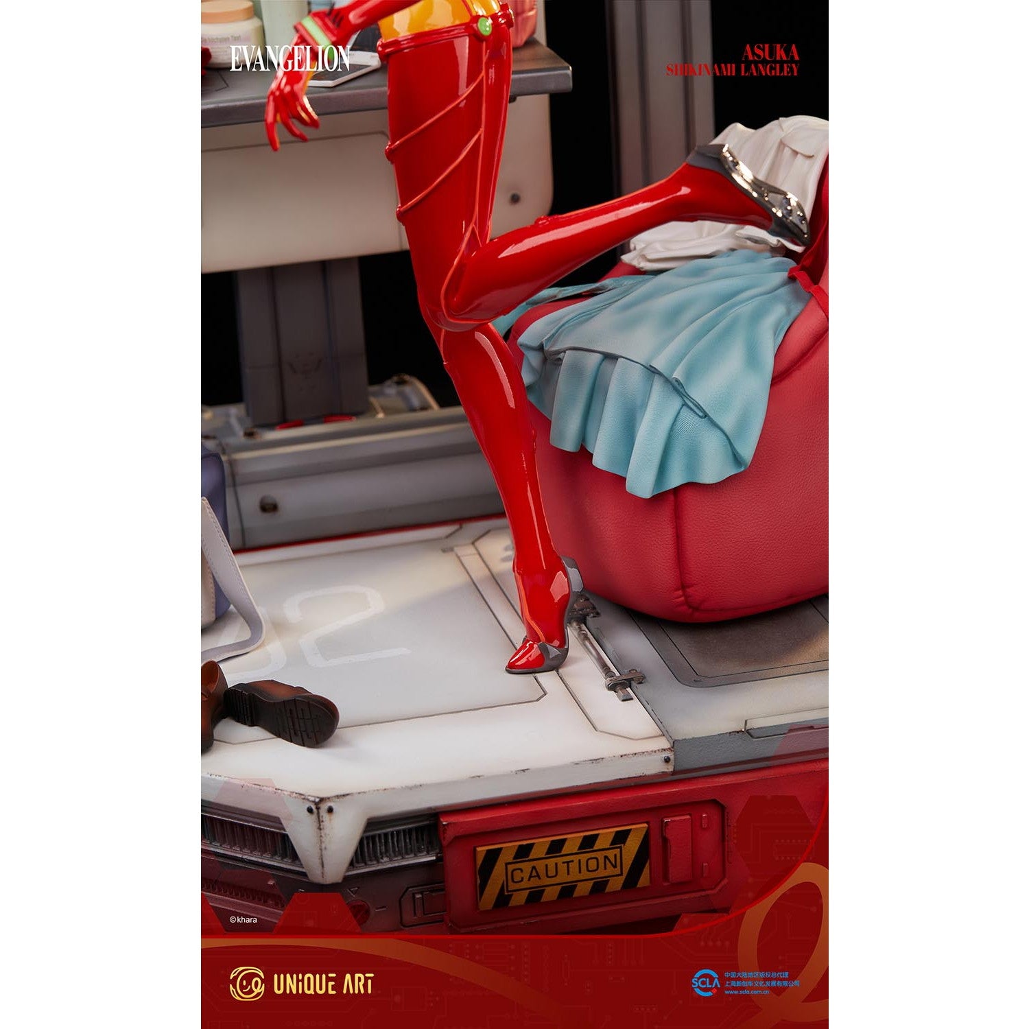 【新品即納】[FIG] 式波・アスカ・ラングレー 収蔵級フィギュア ヱヴァンゲリヲン新劇場版:破 1/4 一部組み立て品 フィギュア ユニークアートスタジオ(20250531)