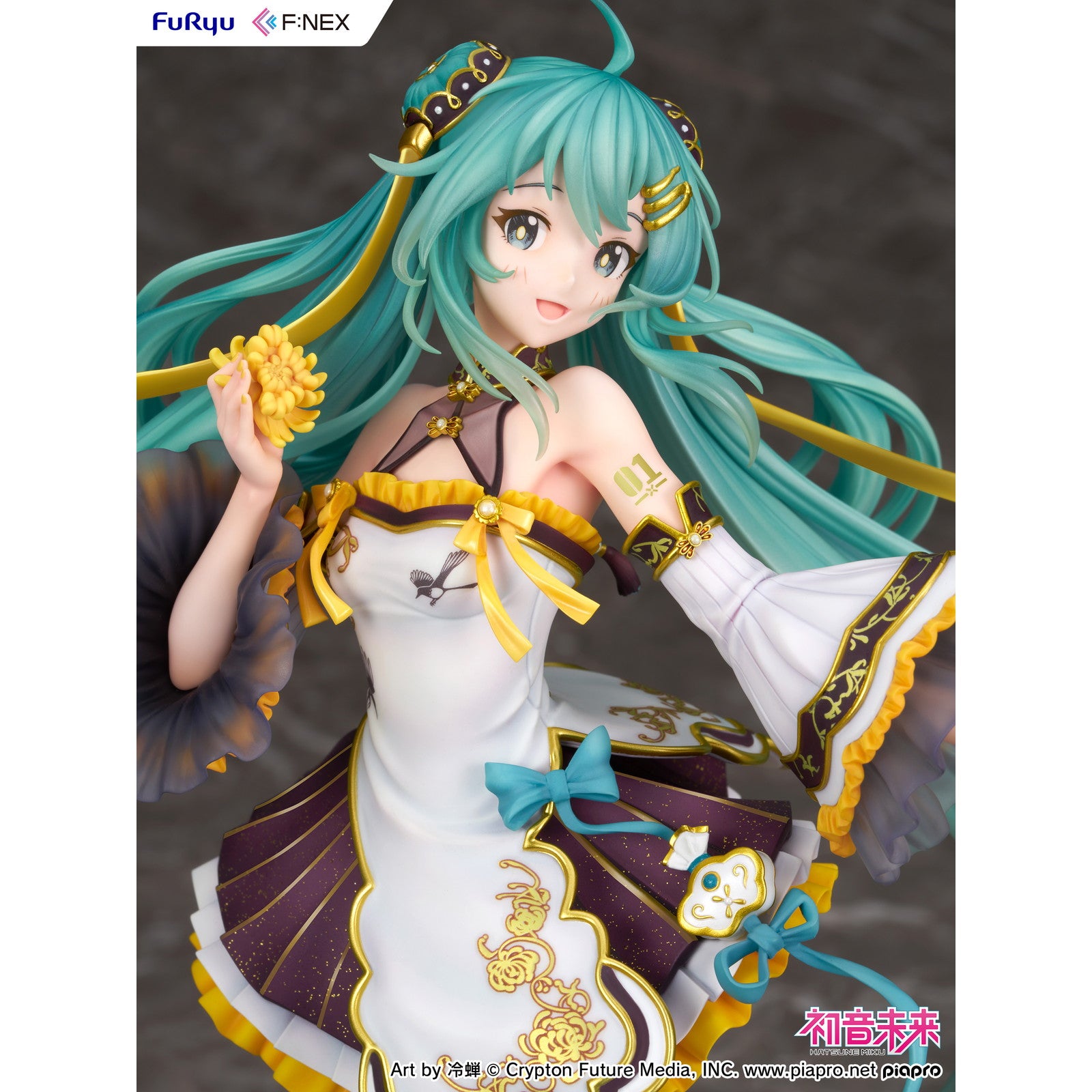 【中古即納】[FIG] 初音ミク 中秋の夜ver. VOCALOID(ボーカロイド) 1/7 完成品 フィギュア(AMU-FNX1121) フリュー(20251031)