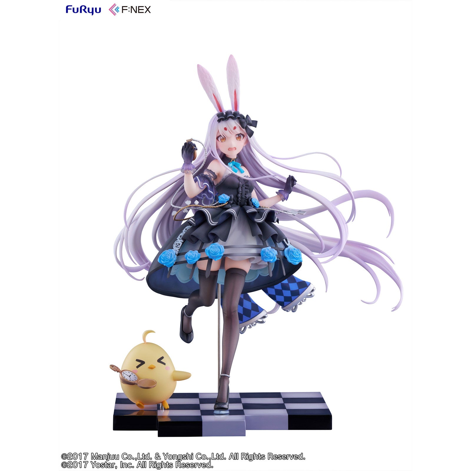 【新品即納】[FIG] 島風(しまかぜ) 不思議の国のホワイトラビット ver. アズールレーン 1/7 完成品 フィギュア(AMU-FNX1095) フリュー(20250808)