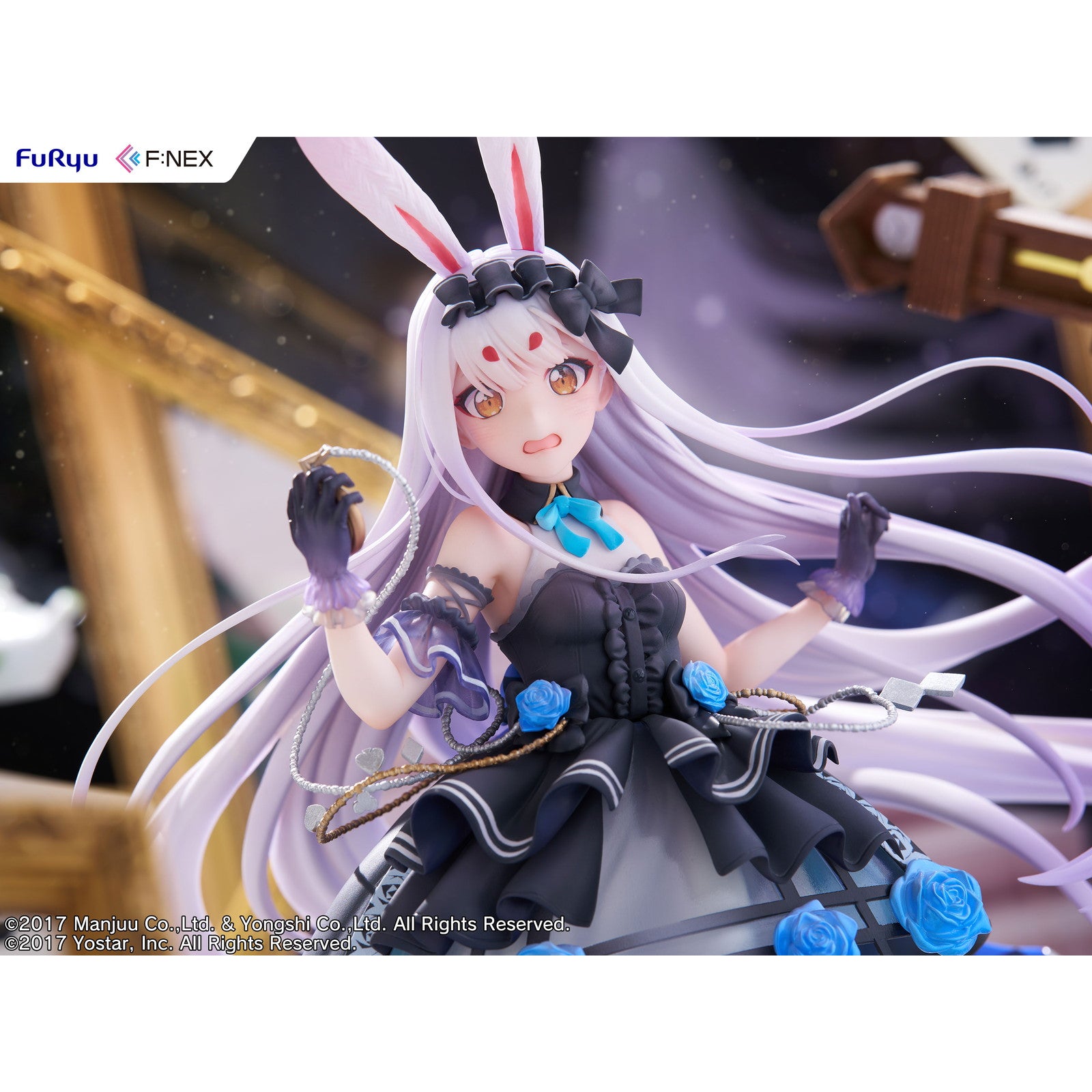 【新品即納】[FIG] 島風(しまかぜ) 不思議の国のホワイトラビット ver. アズールレーン 1/7 完成品 フィギュア(AMU-FNX1095) フリュー(20250808)