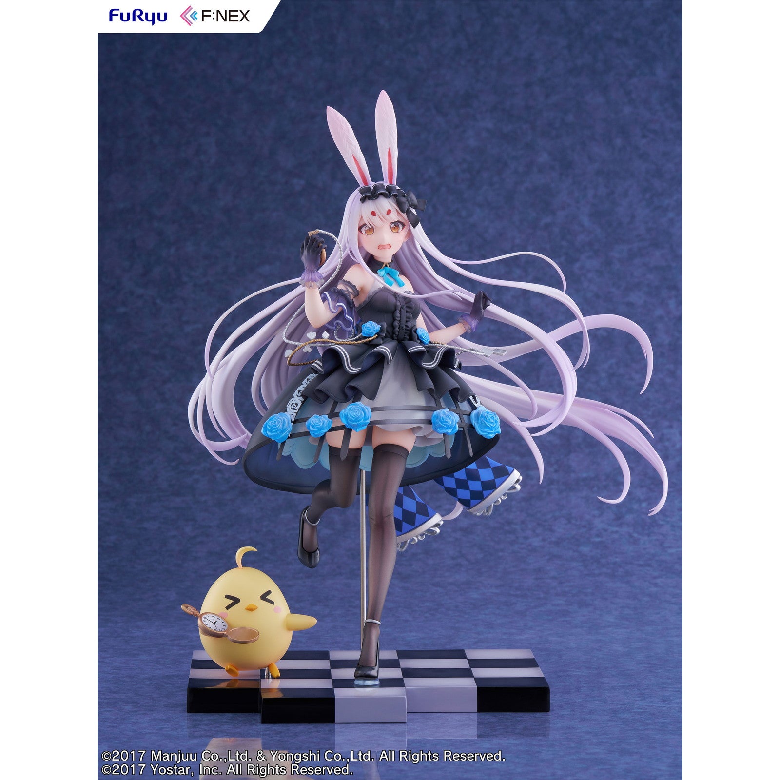 【新品即納】[FIG] 島風(しまかぜ) 不思議の国のホワイトラビット ver. アズールレーン 1/7 完成品 フィギュア(AMU-FNX1095) フリュー(20250808)