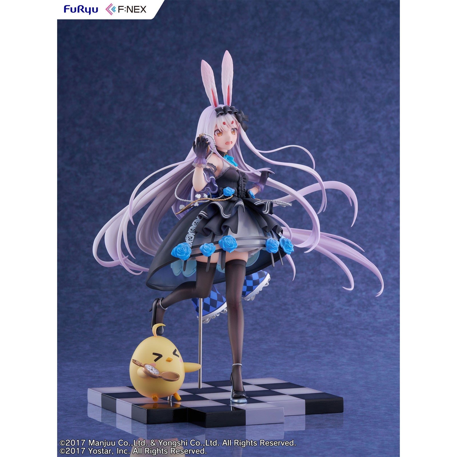 【新品即納】[FIG] 島風(しまかぜ) 不思議の国のホワイトラビット ver. アズールレーン 1/7 完成品 フィギュア(AMU-FNX1095) フリュー(20250808)