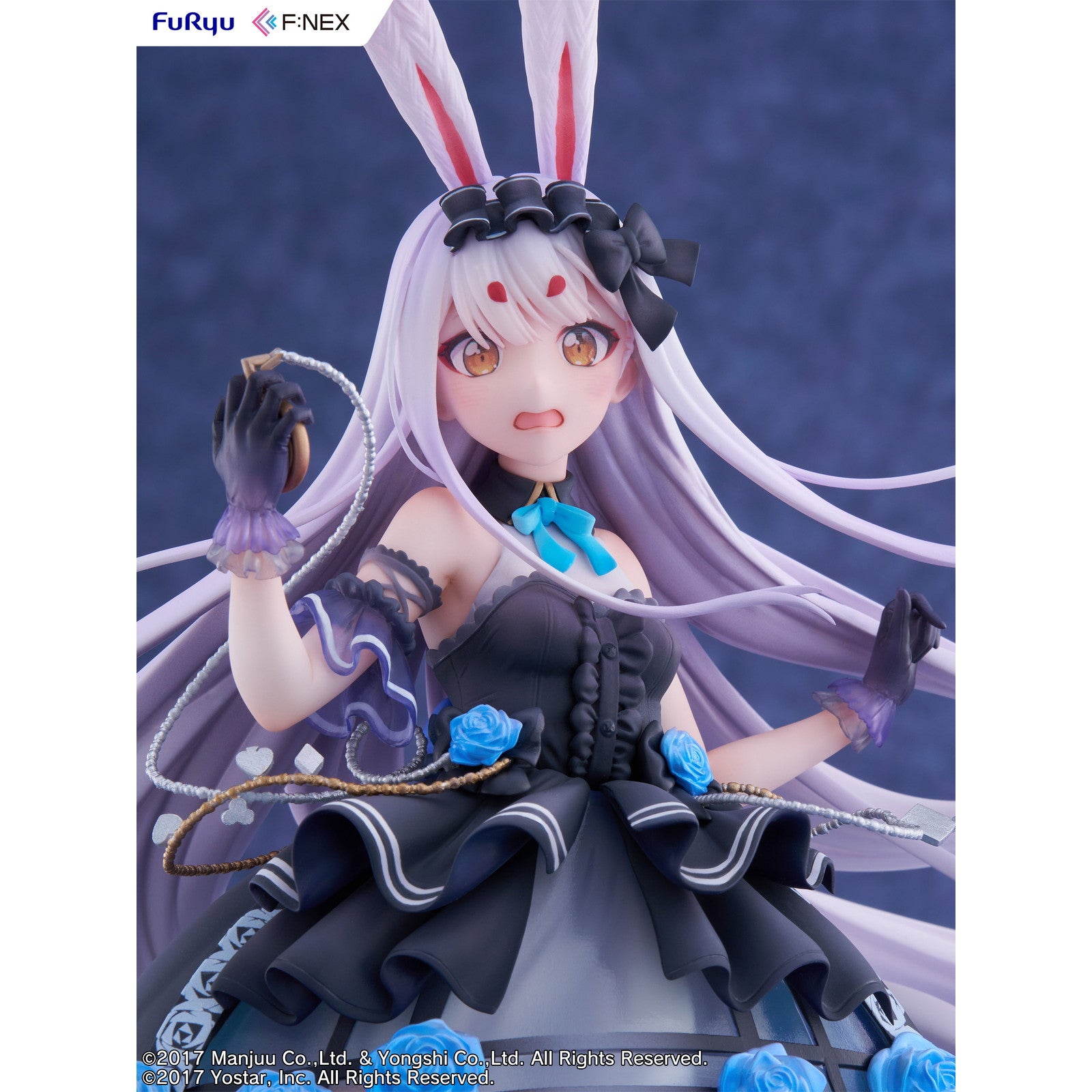【新品即納】[FIG] 島風(しまかぜ) 不思議の国のホワイトラビット ver. アズールレーン 1/7 完成品 フィギュア(AMU-FNX1095) フリュー(20250808)