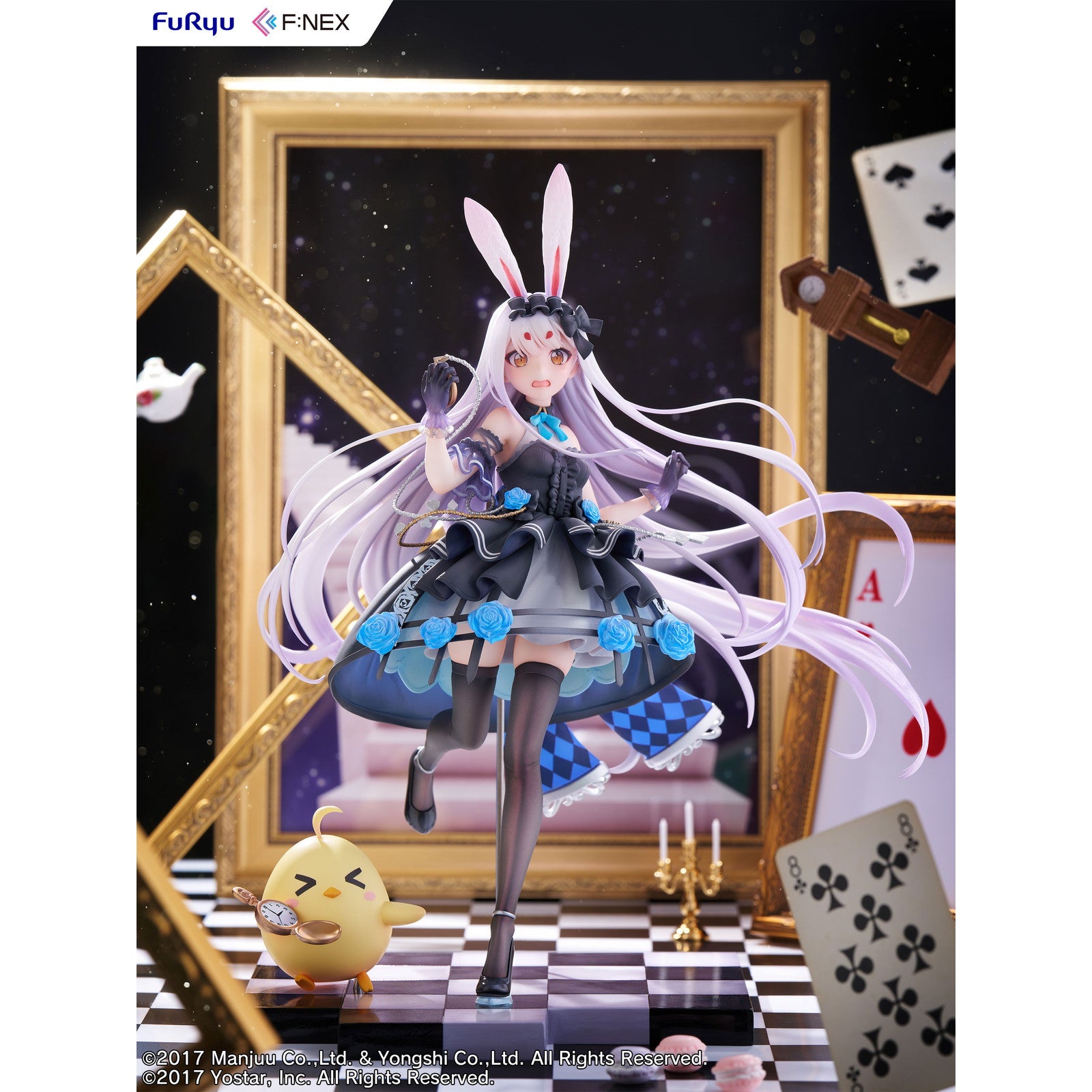 【新品即納】[FIG] 島風(しまかぜ) 不思議の国のホワイトラビット ver. アズールレーン 1/7 完成品 フィギュア(AMU-FNX1095) フリュー(20250808)