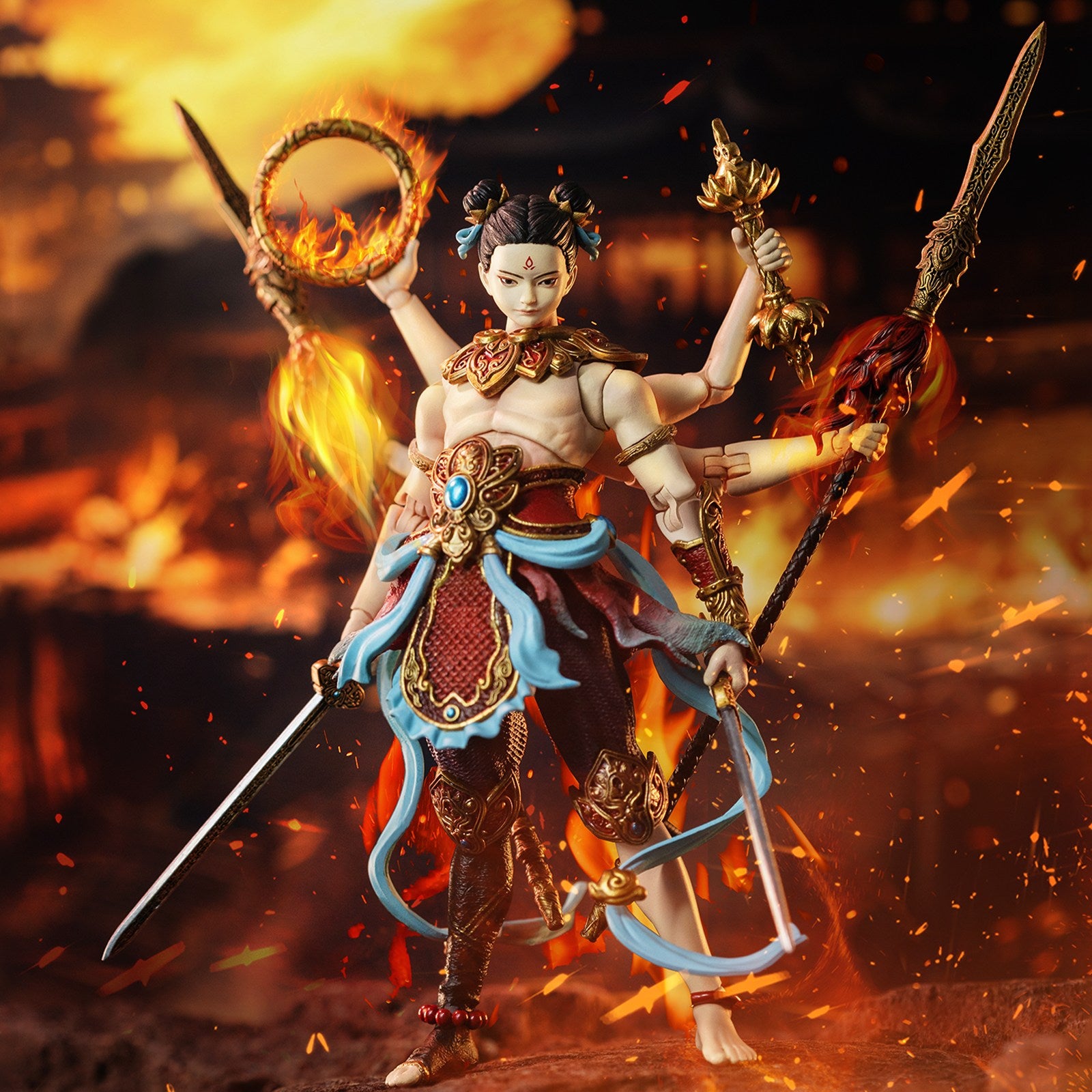 【新品即納】[FIG] 予約特典付属 封神-ナタ 豪華版 1/12 完成品 可動フィギュア(FJ-1A02) FancyRealm(ファンシーレルム)(20250709)