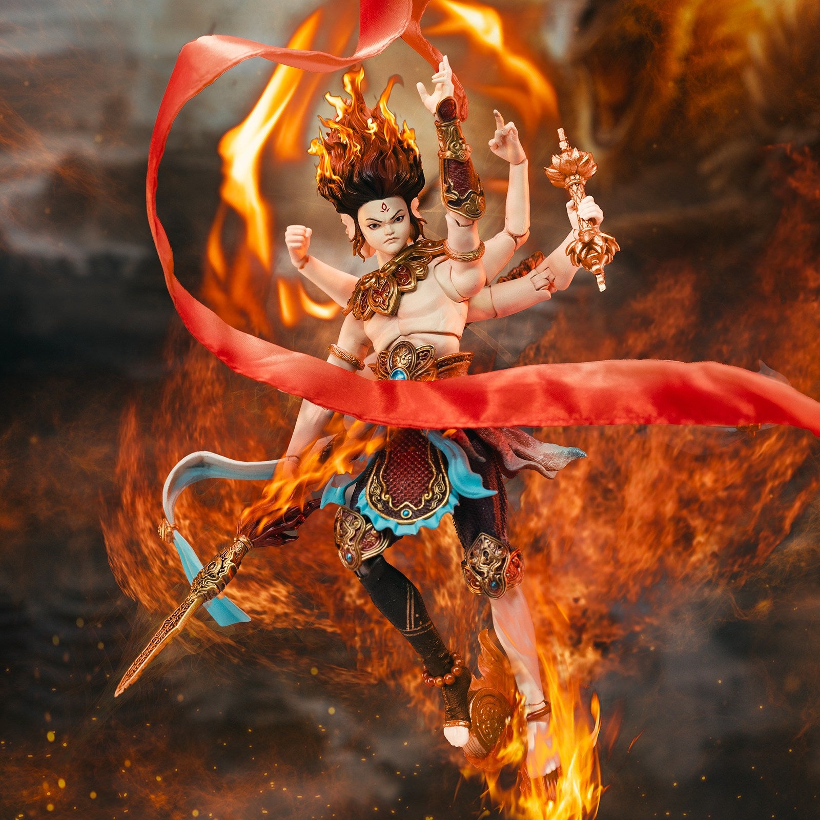 【新品即納】[FIG] 予約特典付属 封神-ナタ 豪華版 1/12 完成品 可動フィギュア(FJ-1A02) FancyRealm(ファンシーレルム)(20250709)