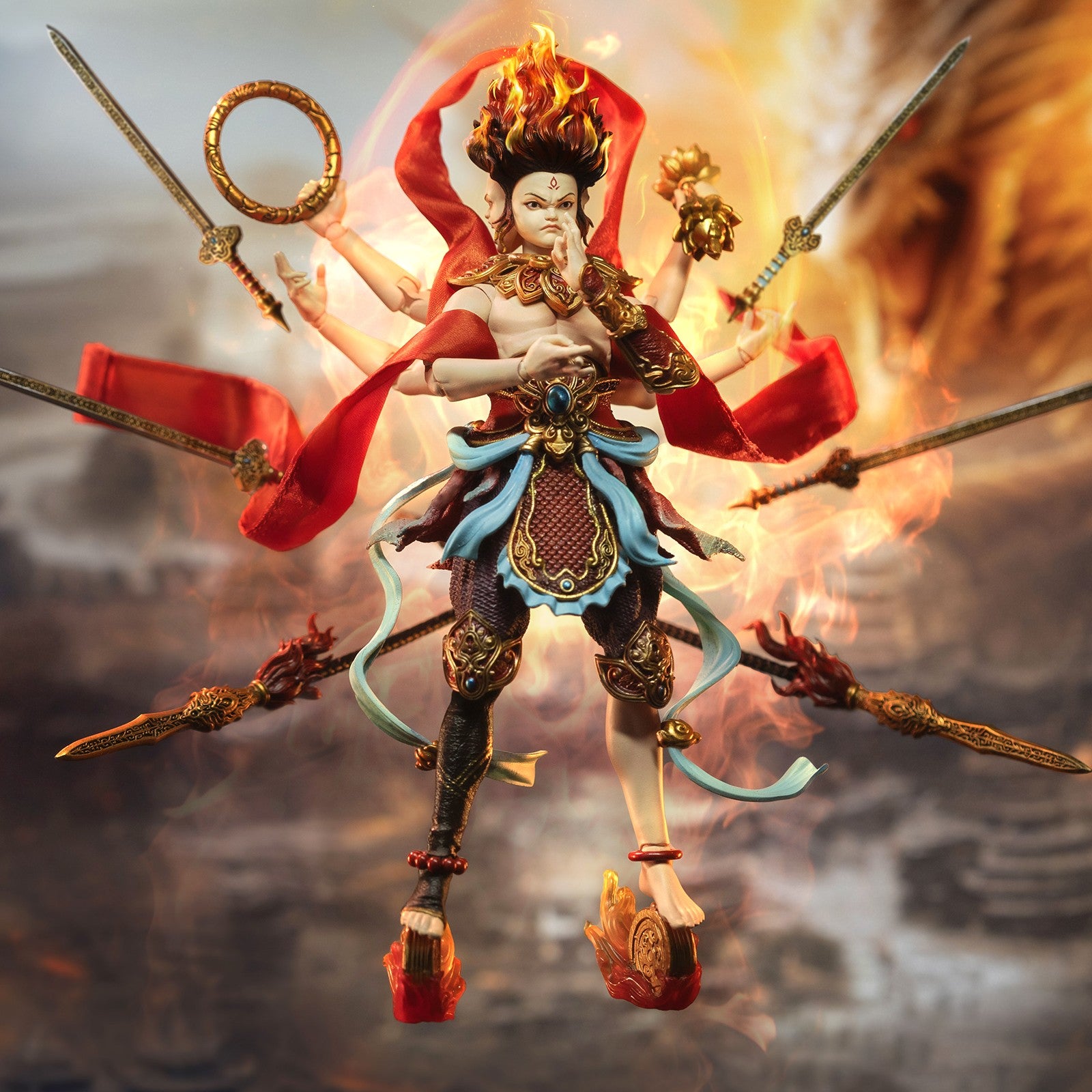 【新品即納】[FIG] 予約特典付属 封神-ナタ 豪華版 1/12 完成品 可動フィギュア(FJ-1A02) FancyRealm(ファンシーレルム)(20250709)