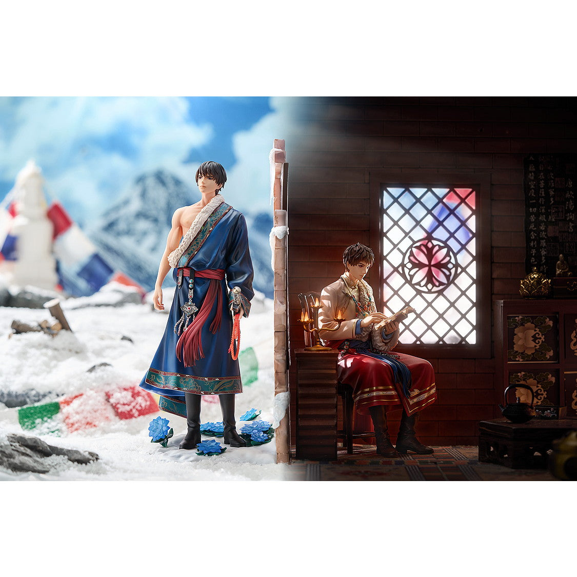 【中古即納】[FIG] 呉邪&張起霊(ごじゃ&ちょうきれい) 新雪舊夢ver. 盗墓筆記(とうぼひっき) 1/7 完成品 フィギュア グッドスマイルアーツ上海(20250930)
