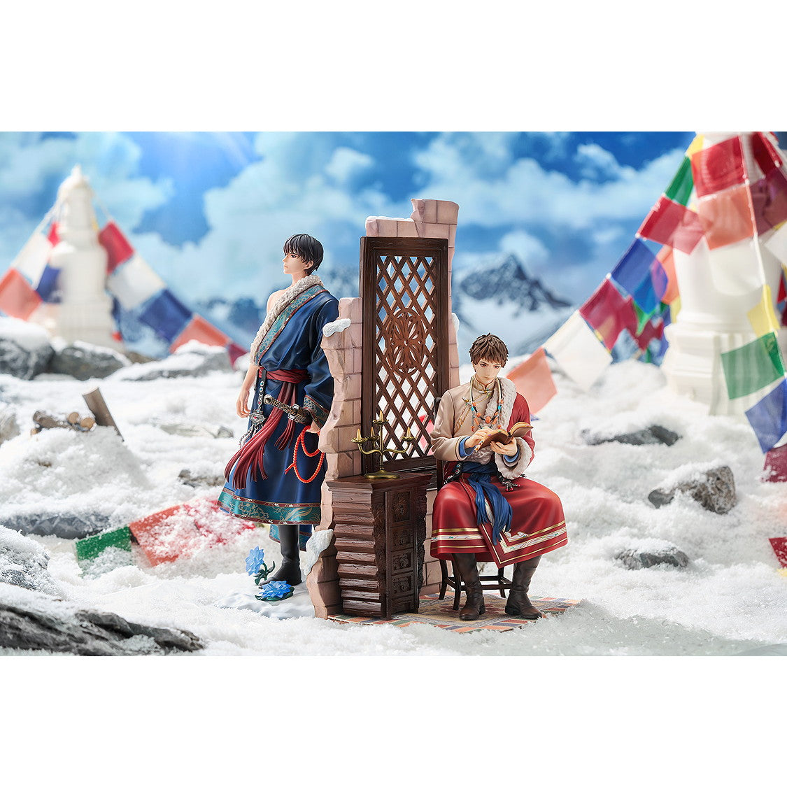 【中古即納】[FIG] 呉邪&張起霊(ごじゃ&ちょうきれい) 新雪舊夢ver. 盗墓筆記(とうぼひっき) 1/7 完成品 フィギュア グッドスマイルアーツ上海(20250930)