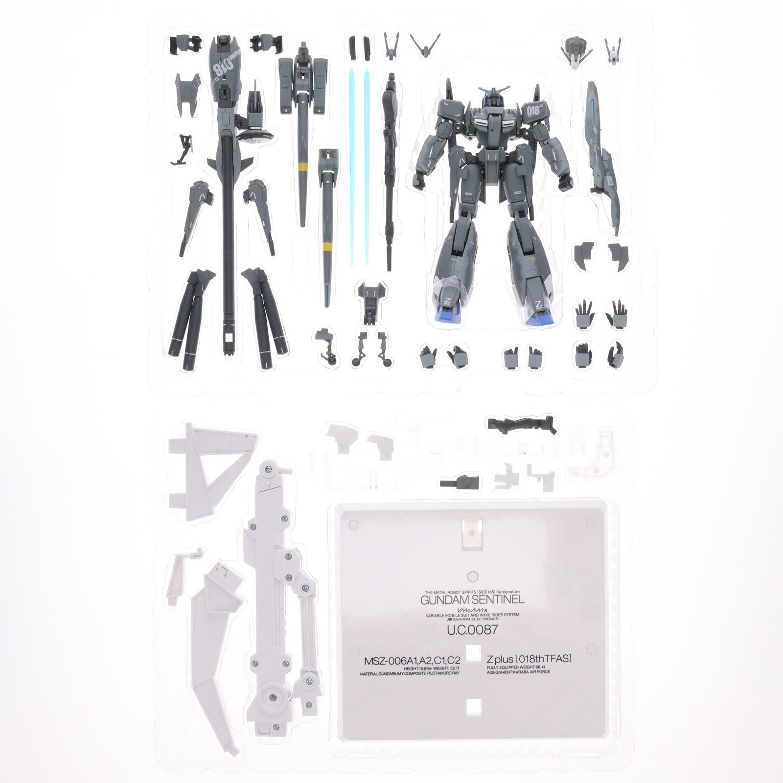 【中古即納】[FIG] 魂ウェブ商店限定 METAL ROBOT魂(Ka signature) 『SIDE MS』 ゼータプラス A1/A2(C型換装パーツセット) ガンダム・センチネル 完成品 可動フィギュア バンダイスピリッツ(20241025)